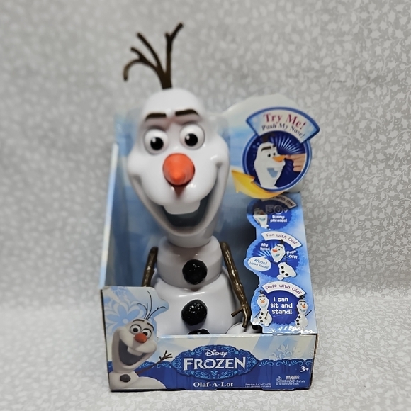 New 2015 Disney Frozen Olaf-A-Lot 13" Talking Figure - Picture 1 of 9